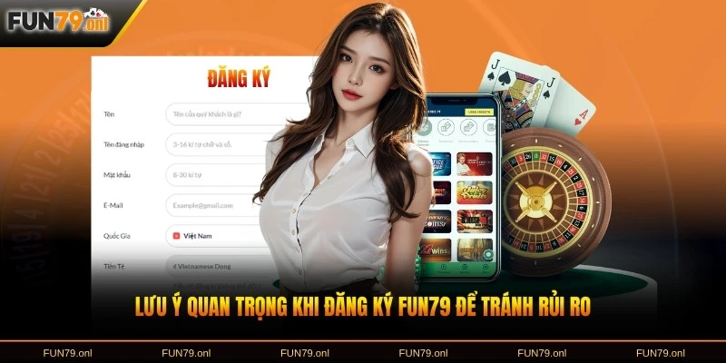 Lưu ý quan trọng khi đăng ký FUN79 để tránh rủi ro